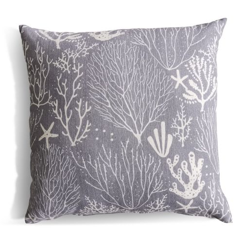 Scatter Cushion - Grey Coral
