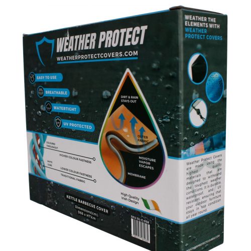 Weather Protect Kettle Barbecue Cover (71cm x 68cm)