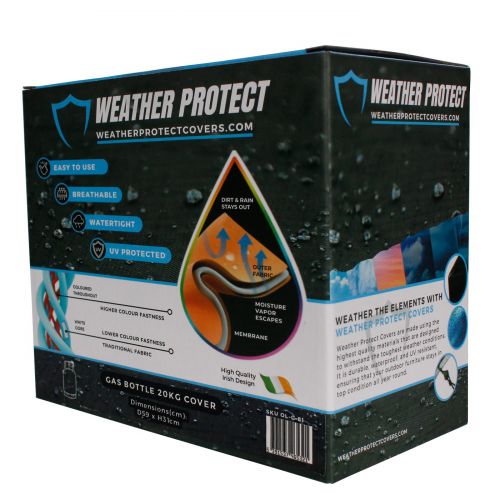 Weather Protect Gas Bottle Cover 20kg (59cm x 31cm)