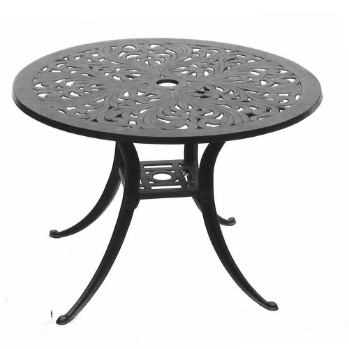 Sapphire Cast Aluminium 70cm Round Bistro Table - Bronze
