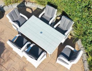 Treviso 6 Seat Rectangular Set