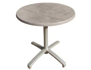 70cm Plateau Solo City Round Folding Table - Grey
