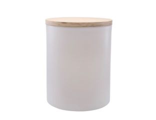 45cm Shining Drum Light Table - White