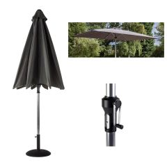 3x2m Solar Rectangular Luxury Parasol