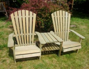 Virginia Florida Set Table With Two Chairs