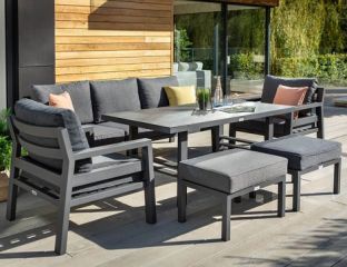 Somerton 3 Seat Casual Lounge Set With Extra Side Table