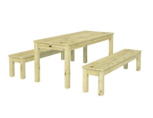 The Kilkenny 6ft Sturdy Picnic Table with 2 Benches 