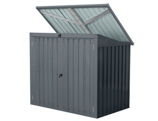 Metal Bin Storage 1.5m - Anthracite