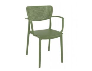 Loft Armchair in Olive Green