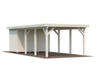 Shelbourne 23.1m Carport Gazebo with Shed
