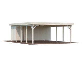 Shelbourne 40.6m Carport Gazebo with Shed