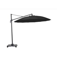 Alexander Rose Round 3m Ø Aluminium Cantilever Parasol – Charcoal
