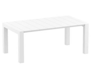 Vegas Extendable Table (100cm x 180/220cm) - White