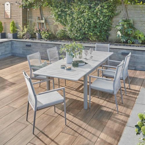 Kettler Trento 6 Seat Extendable Dining Set