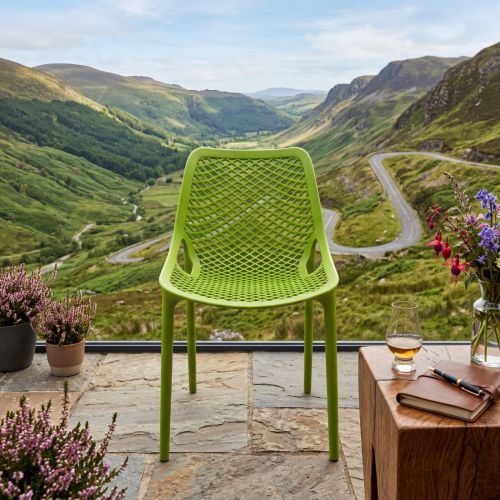 Air Stacking Garden Chair - Tropical Green