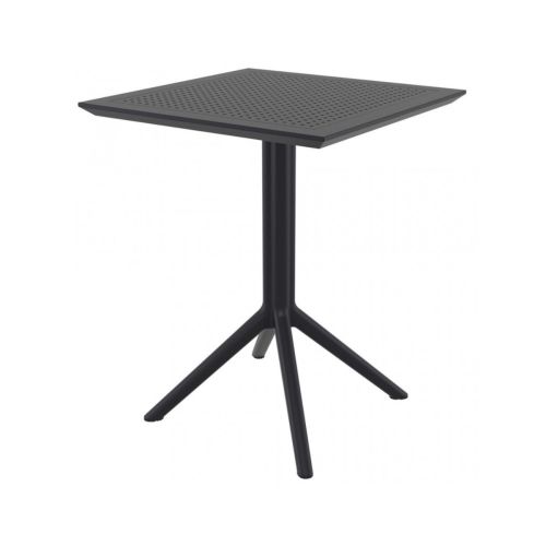 Sky 60cm x 60cm Folding Table in Black