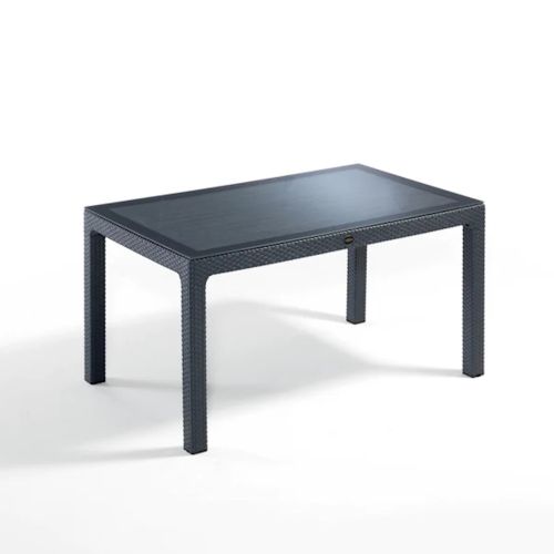 Nirvana 6 Seat Dining Table - Anthracite