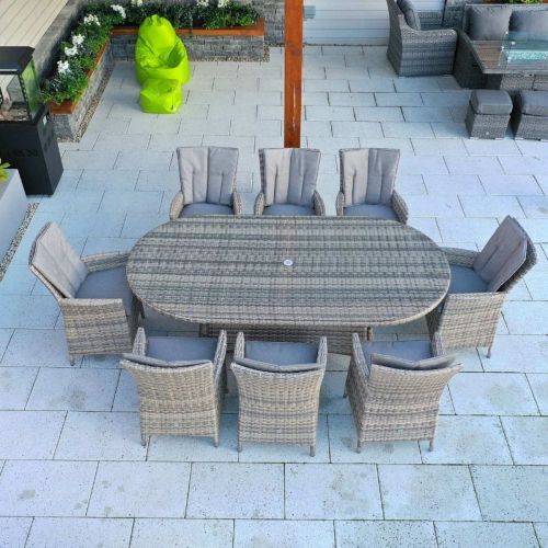 Adare 8 Seat Oval Dining Set