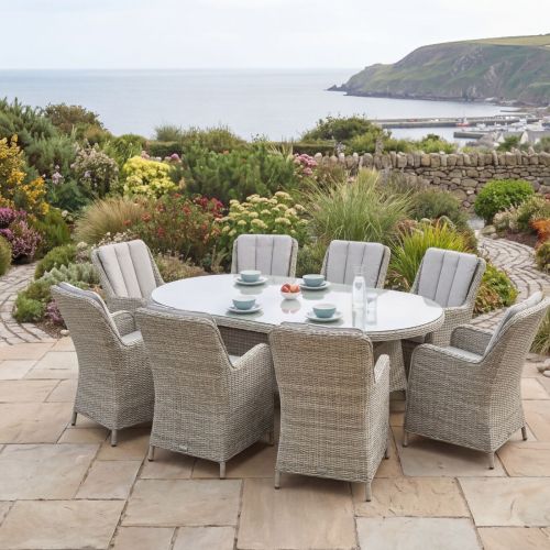 New Hamilton 8 Seat Oval Set