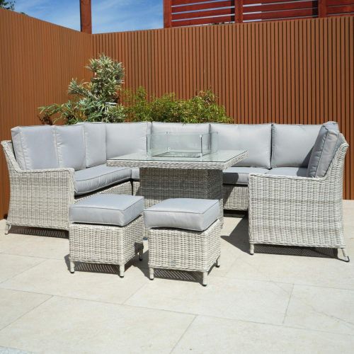 New Hamilton U Shape Firepit Sofa Set