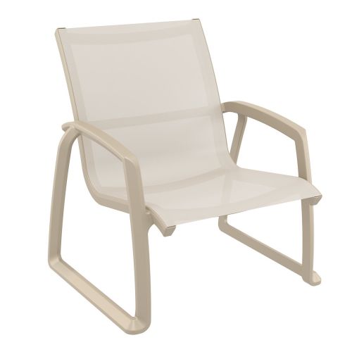 Pacific Lounge Armchair In Taupe