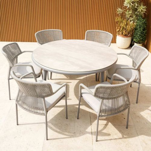 Kells 6 Seater Round Table Set