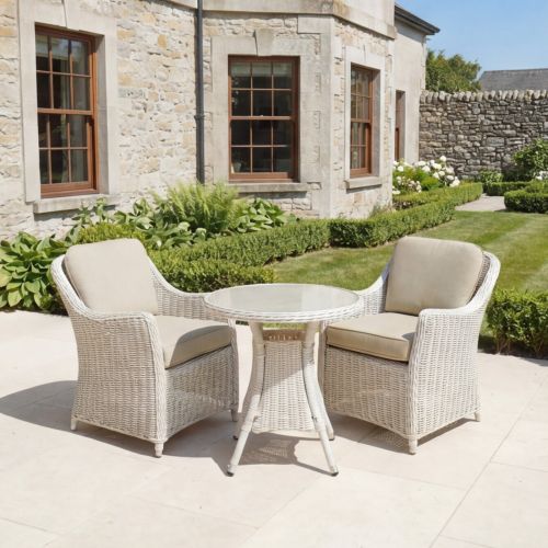 Connemara Rattan 2 Seat Round Bistro Set