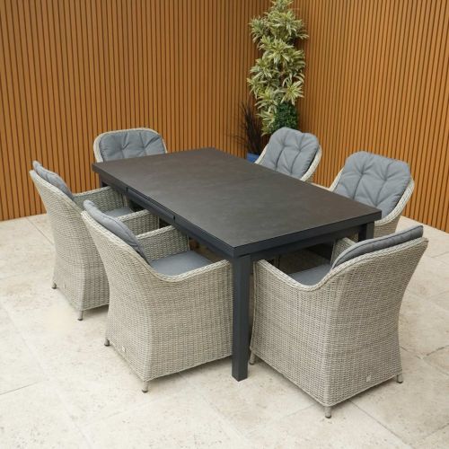 Savion Table with 6 Adelaide Dining Chairs