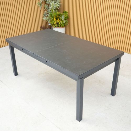 Savion Ceramic Extendable Table - Grey
