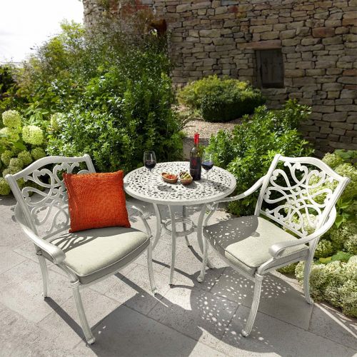 Hartman Capri Cast Aluminium Bistro Set in Maize