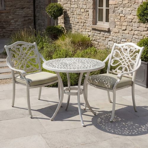 Hartman Capri Cast Aluminium Bistro Set in Maize
