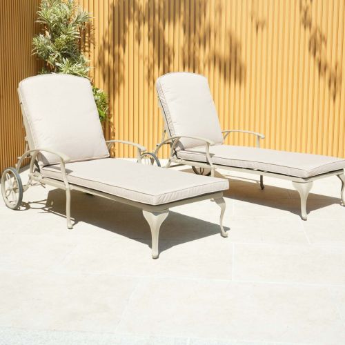 Sapphire Sun Lounger Set of Two in Sahara