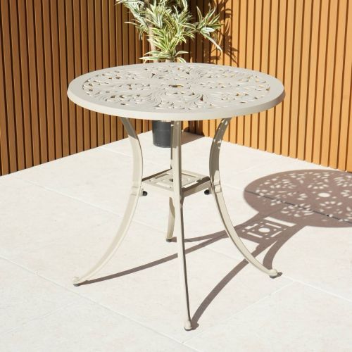 Sapphire Cast Aluminium Round Bistro Table - Sahara