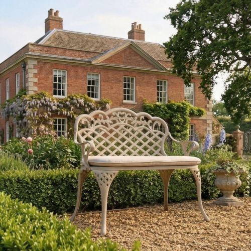 Mississippi Sahara Cast Aluminium 2 Seat Garden Bench
