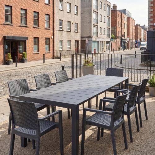 Ibiza Vegas 8 Seat Set with 6-8 Seat Table