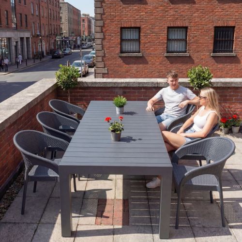 Vegas Panama XL 6 Seater Set - Grey