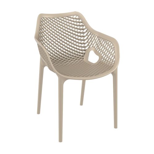 Air Chair XL Commercial Outdoor Furniture - Taupe