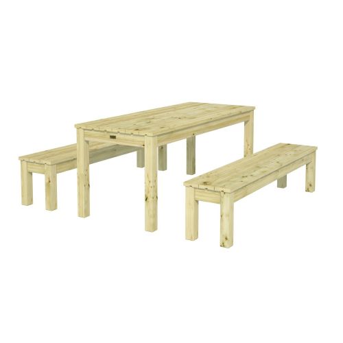 The Kilkenny 6ft Sturdy Wooden Picnic Table with 2 Benches 