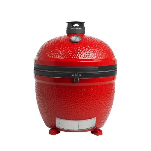 Kamado Joe Big Joe Stand Alone Series II BBQ in Red with Heat Deflector & Tools