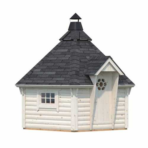 Dara 8.7m BBQ Gazebo Hut including BBQ