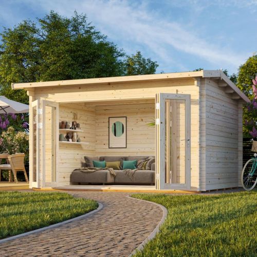 Ines 2.5m x 3.9m Bifold Garden Room / Garden Office