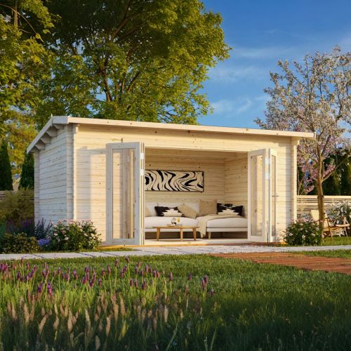 Ines 2.5m x 5m Bifold Garden Room / Garden Office