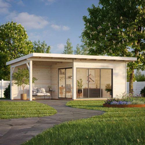 Andrea 11.2sqm + 7.9sqm Slide Garden Room / Garden Office