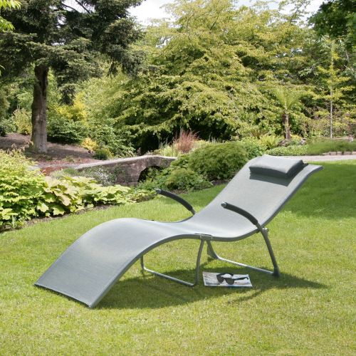 Monte Carlo Sunlounger - Grey