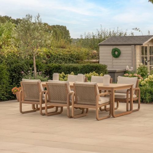 Kettler Lando 6 Seat Acacia Wood Dining Set