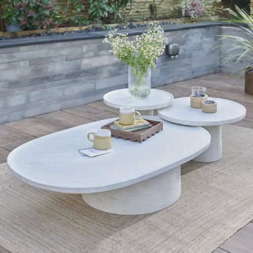 Kettler Luxor Coffee Table Set - Marble