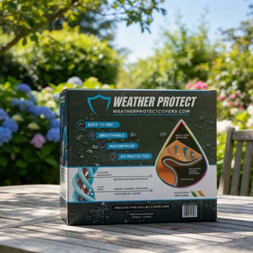 Weather Protect Circular Table Cover (4/6 Seat) - (128cm x 71cm)