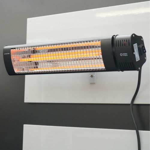 Outdoor Living Classic Infrared Heater IP65 Black – 2000 Watt