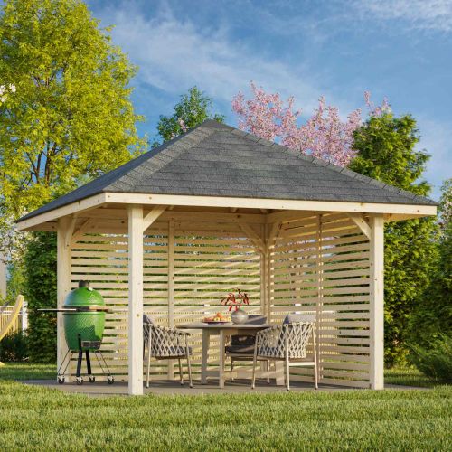 Nuala 8.3m Gazebo with Connect Wall (319cm x 300cm x 300cm)