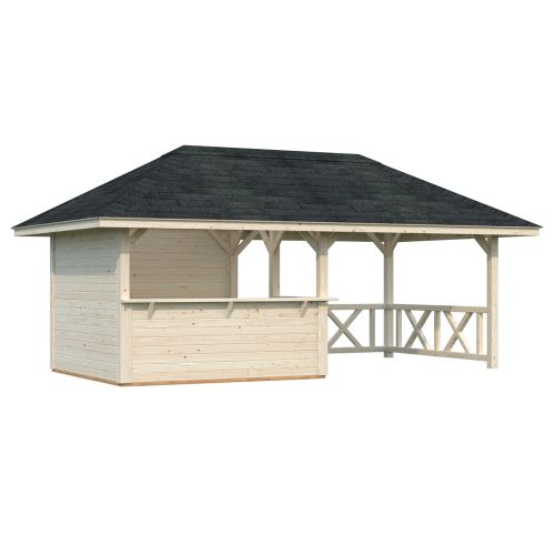 Nuala 16.6m Gazebo Set 3 With Shingles